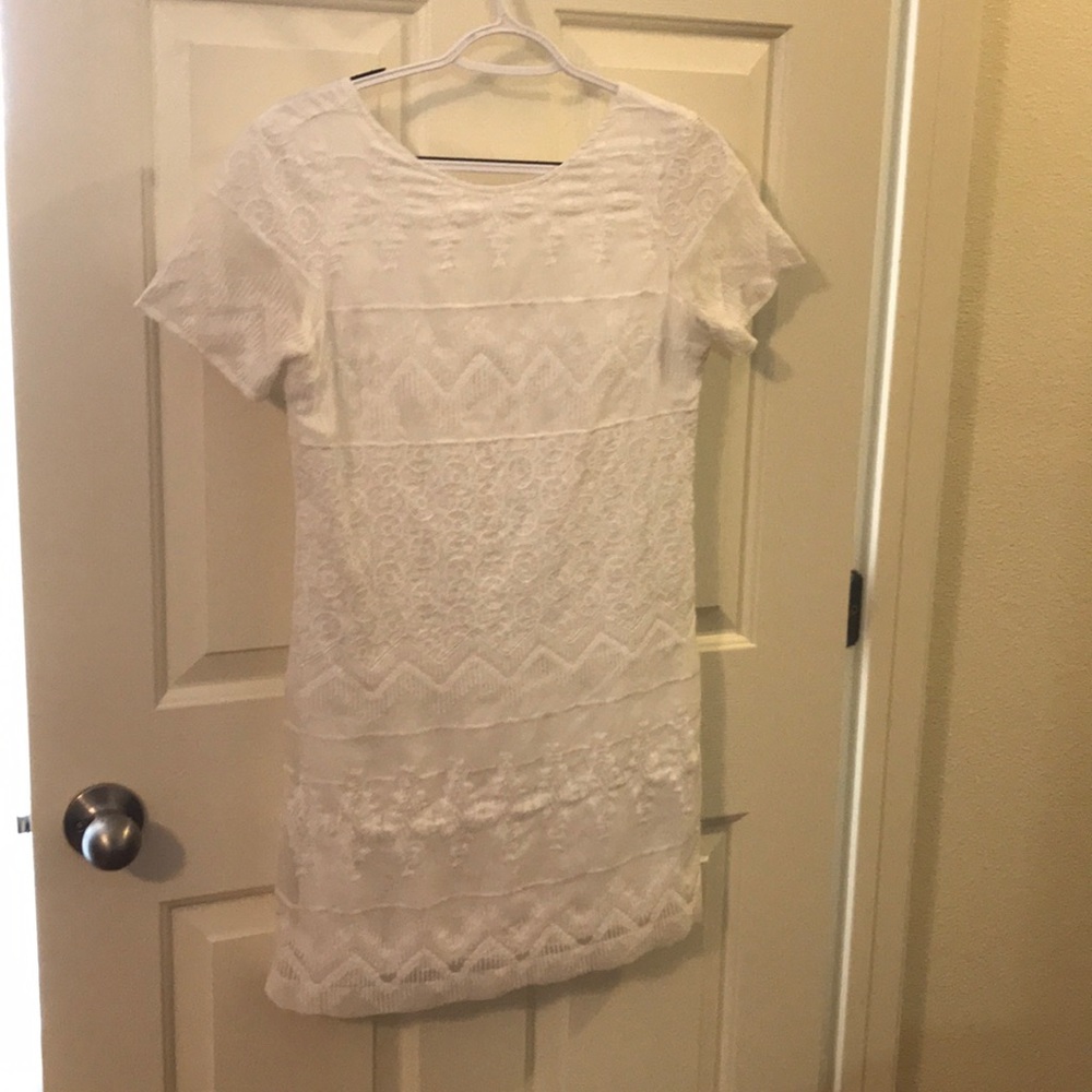 Shift dress with beautiful stitching and detail